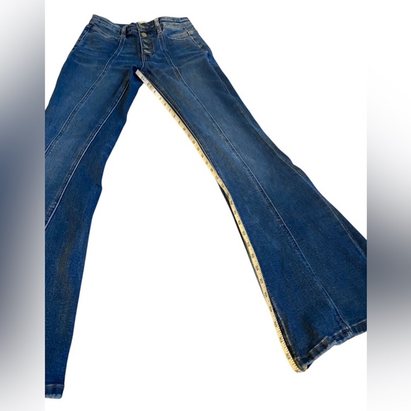 Flying Monkey Flare High Rise Jeans Unique Size 26 - Picture 13 of 16
